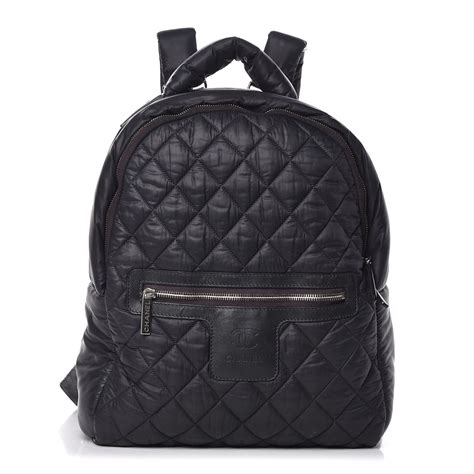 chanel quilted backpack|chanel backpack ioffer.